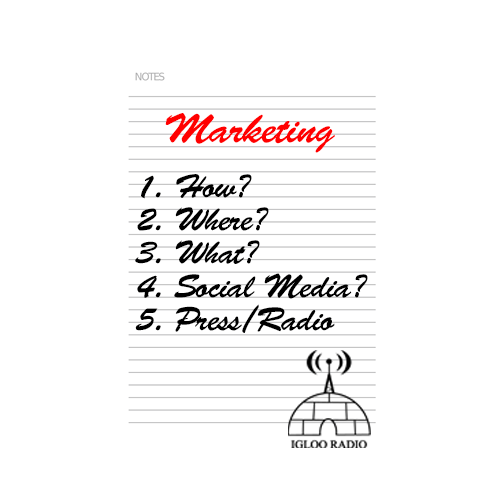 Notepad on marketing